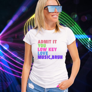 Tshirt für Low-Key-Musiklehrer