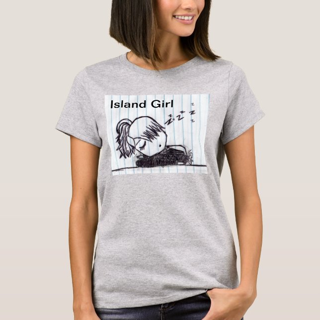 TShirt Island Girl for ZzZazzle (Vorderseite)