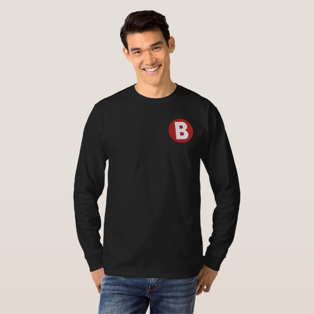 TShirt, lang geschält, für Männer T-Shirt (Vorne ganz)