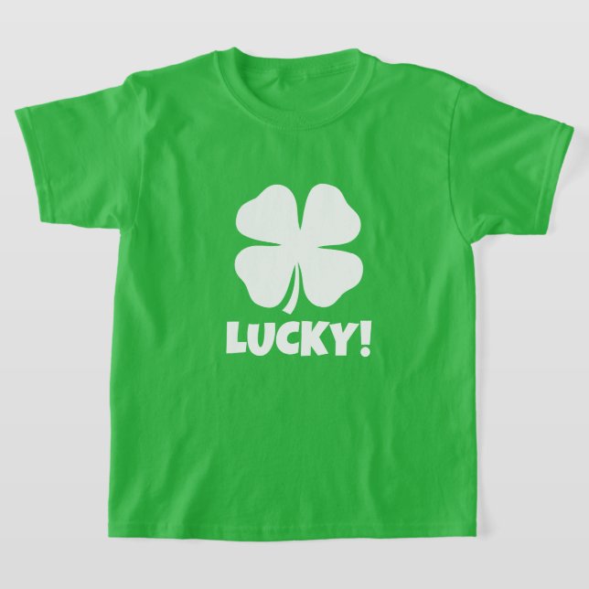 Tshirt mit grüner Pechklee zum St Patricks Day für (Ablage )