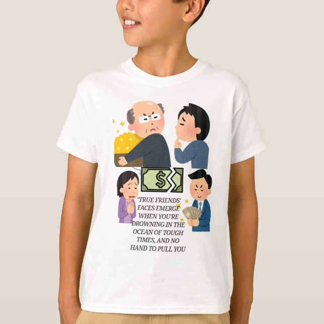 Tshirt , no money no relationship,no friends,noval (Vorderseite)