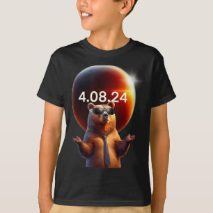 Tshirt Sonnenfinsternis Bär Sonnenfinsternis