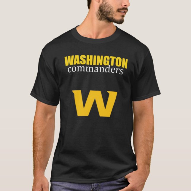 Tshirt von Washington-Kommandeuren (Vorderseite)