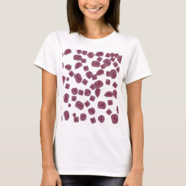 Tshirt with fantastic rosa on white background