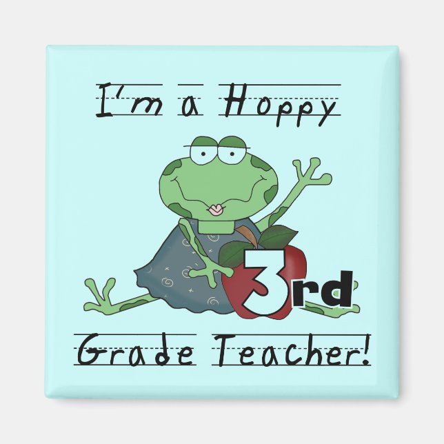 Tshirts und Geschenke der dritten Klasse von Hoppy Magnet (Vorne)