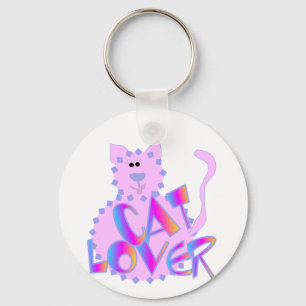 Tshirts und Geschenke für die rosa Katze Schlüsselanhänger