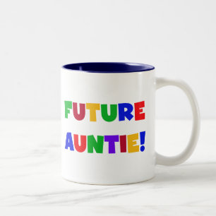 Tshirts und Geschenke für zukünftige Tante-Primärf Zweifarbige Tasse