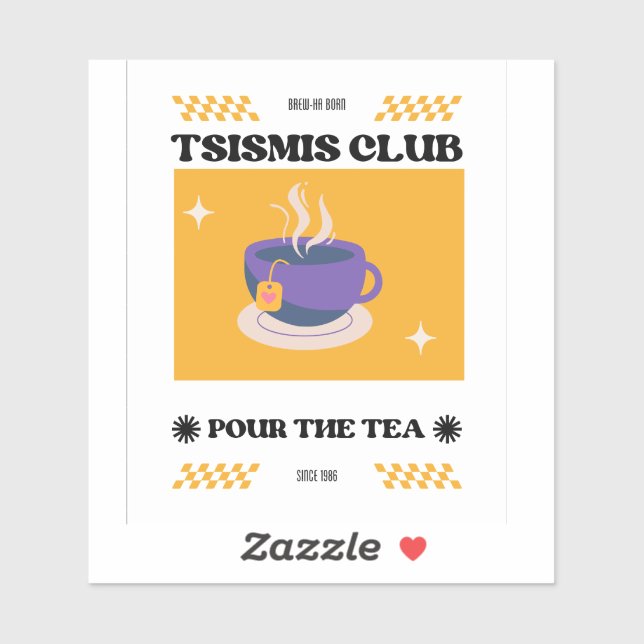 Tsismis Club Vinyl Sticker (Blatt)