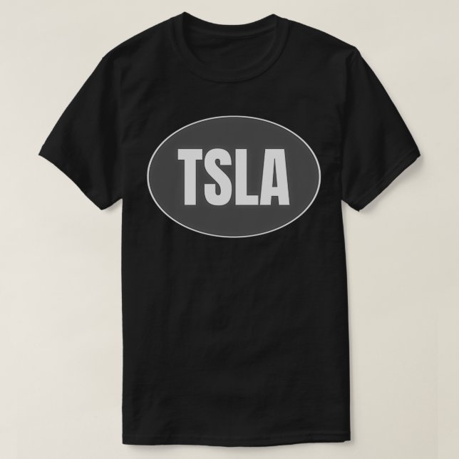 TSLA Ticker T-Shirt (Design vorne)