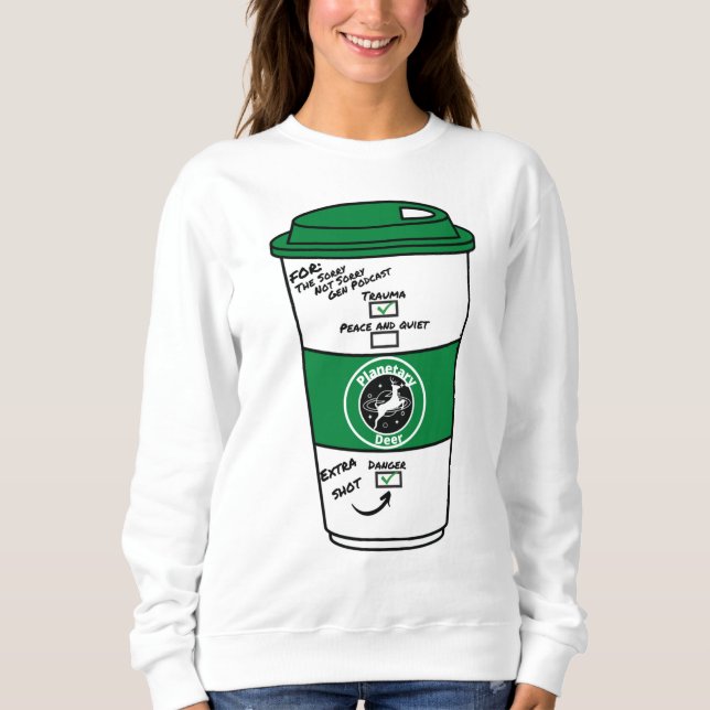TSNSG Planetaler Hirschcup Sweatshirt (Vorderseite)