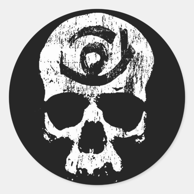 TSOI SKULL Aufkleber (Vorderseite)