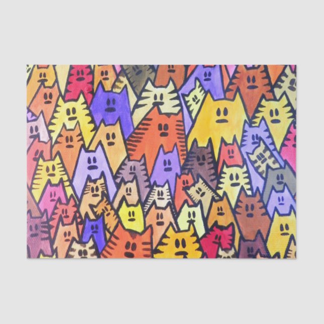 TSP - 0060 - KATZEN - Seidenpapier (Vorderseite)