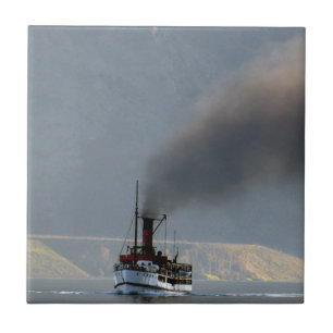 TSS Dampfschiff Earnslaw 1912 Fliese