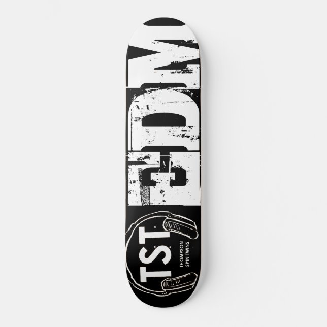 TST EDM/THOMPSON SPIN TWINS Skateboard (Vorderseite)