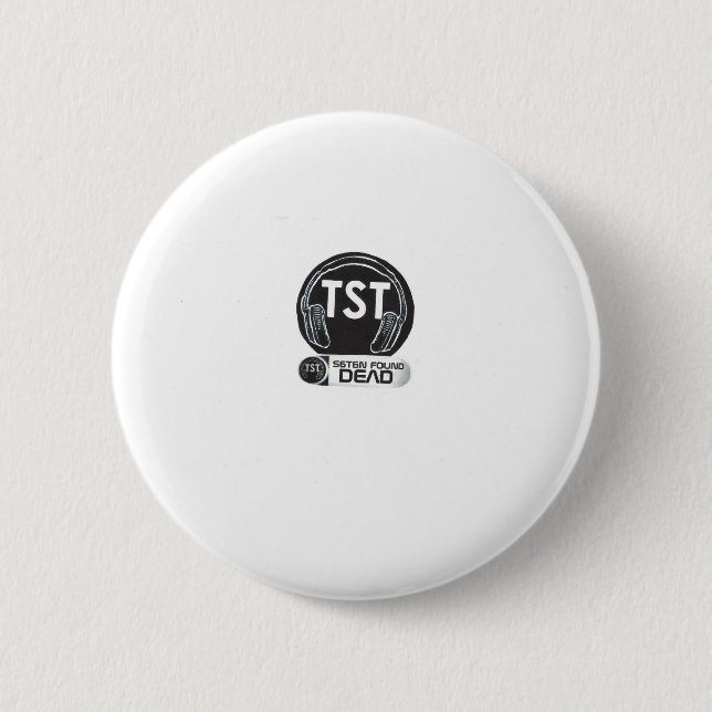 TST SATAN IST TOT Gutes Rasseln Button (Vorderseite)