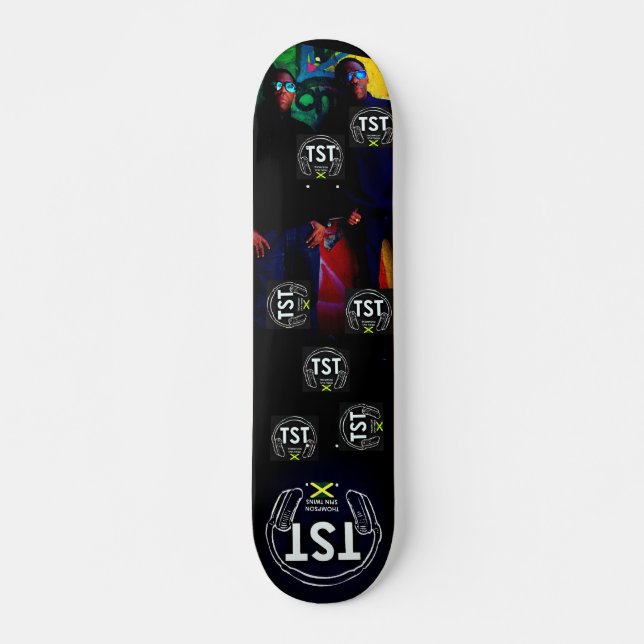 TST Thompson SPIN Twins Skateboard, 7¾ Zoll Deck Skateboard (Vorne)