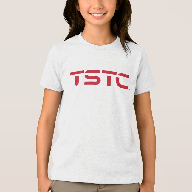 TSTC Block-Logo 18 Tri-Blend Shirt (Vorderseite)