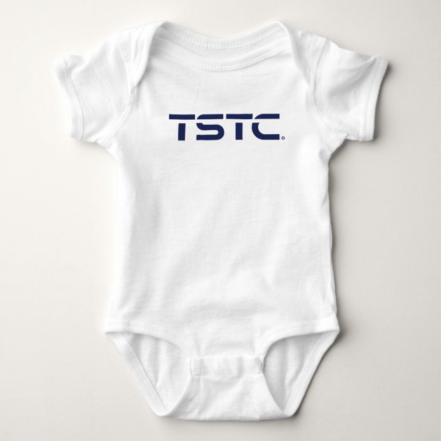 TSTC-Block-Logo Baby Strampler (Vorderseite)