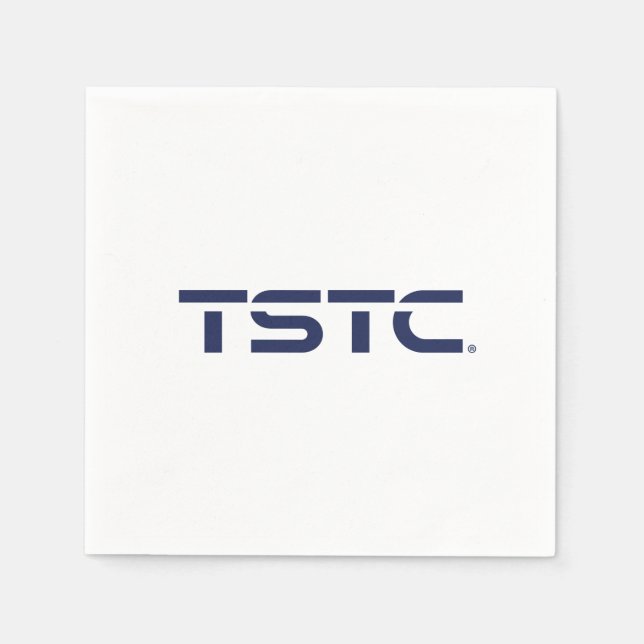 TSTC-Block-Logo Serviette (Vorderseite)