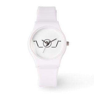 Tsu Kana Shrug Emoticon Ø\_ ㋡_/ Japanisch Kaomoji Armbanduhr