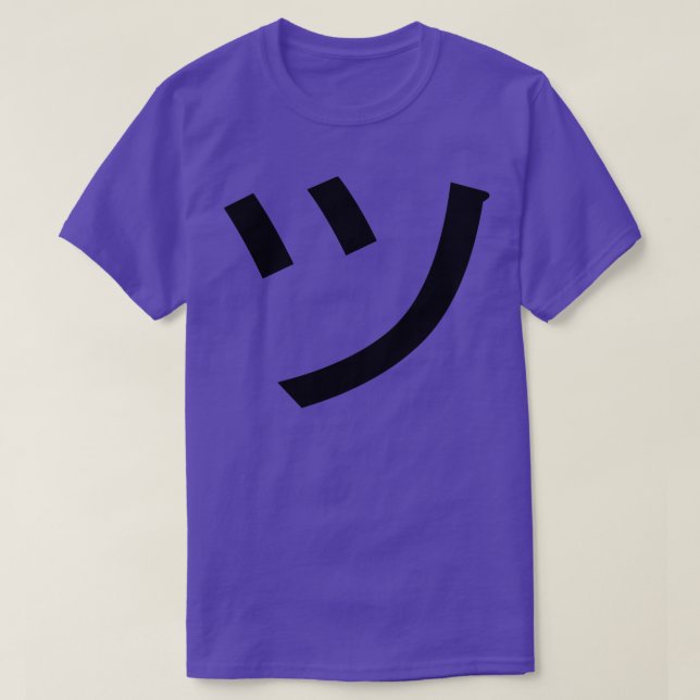 Tsu KanjiSmile Japan Face T-Shirt (Design vorne)