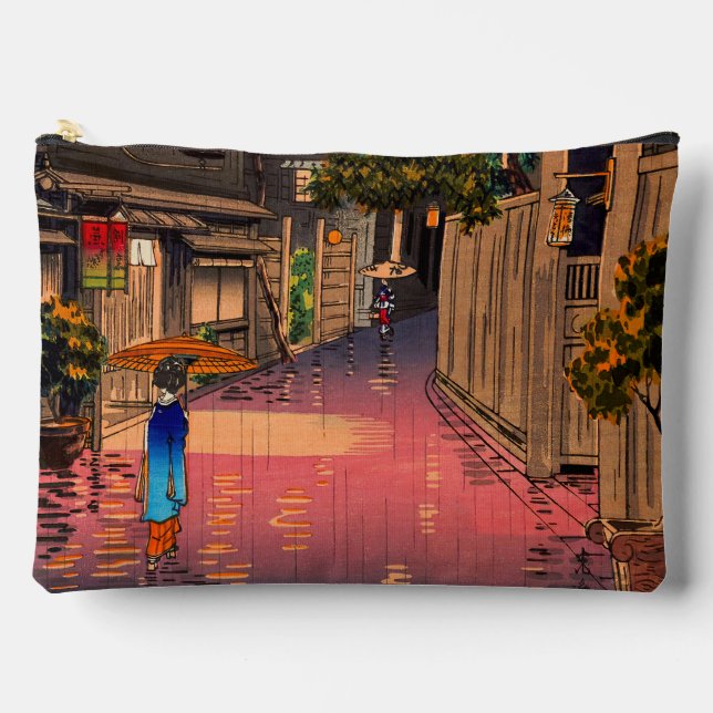 Tsuchiya Koitsu - Abend bei Ushigome Zubehörtasche (Vorderseite)