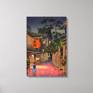 Tsuchiya Koitsu - Abend in Ushigome Leinwanddruck