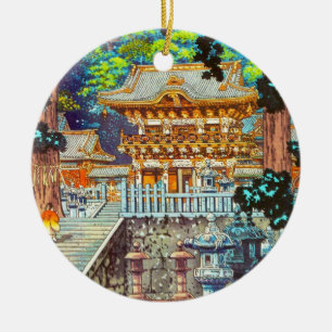 Tsuchiya Koitsu das Tor Yomei der Nikko-Schrein Keramik Ornament
