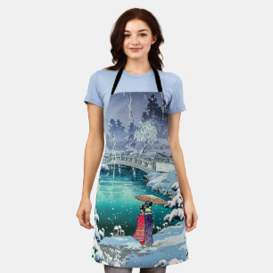 Tsuchiya Koitsu - Frühjahrsschnee bei Maruyama Schürze