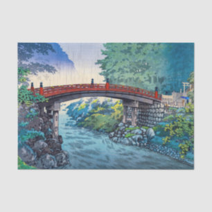 Tsuchiya Koitsu - Heilige Brücke bei Nikko Seidenpapier