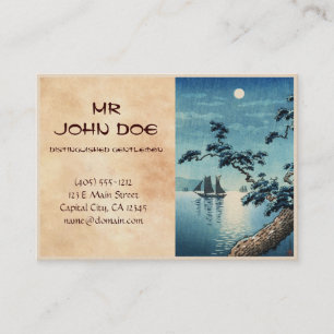 Tsuchiya Koitsu Maiko Seeufer-Schienbein hanga Visitenkarte