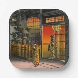 Tsuchiya Koitsu - Side Street Araki in Yotsuya Pappteller