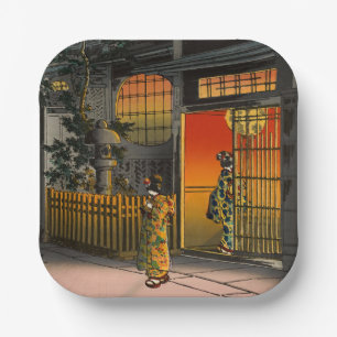 Tsuchiya Koitsu - Side Street Araki in Yotsuya Pappteller