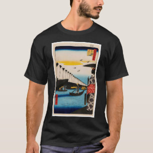 Tsukudajima von der Eitai-Brücke, Nr. 4 von Einhun T-Shirt