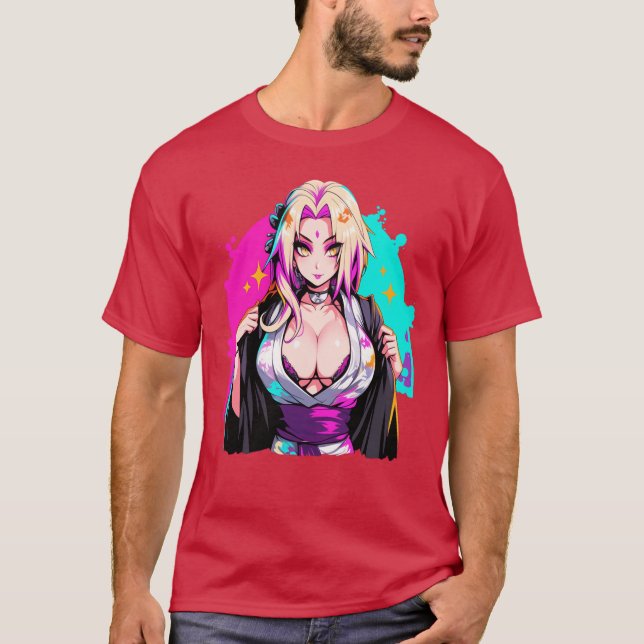 Tsunade Senju 5. Hokage T-Shirt (Vorderseite)