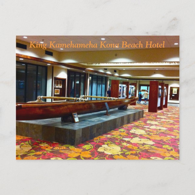Tsunami-Gebiet: King Kamehameha Kona Beach Hotel Postkarte (Vorderseite)