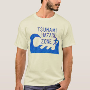 Tsunami-Gefahrenzone T-Shirt