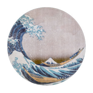 Tsunami Great Wave off Kanagawa Japan by Hokusai Schneidebrett