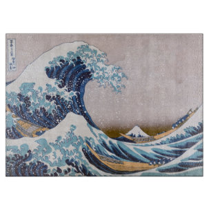 Tsunami Great Wave off Kanagawa Japan by Hokusai Schneidebrett