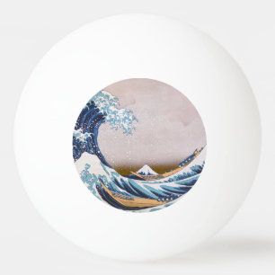 Tsunami Great Wave off Kanagawa Japan by Hokusai Tischtennisball
