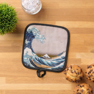 Tsunami Great Wave off Kanagawa Japan by Hokusai Topflappen