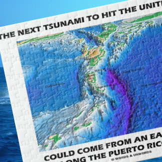 Tsunami Puerto Rico Trench (Plate Tectonics Earth) Puzzle