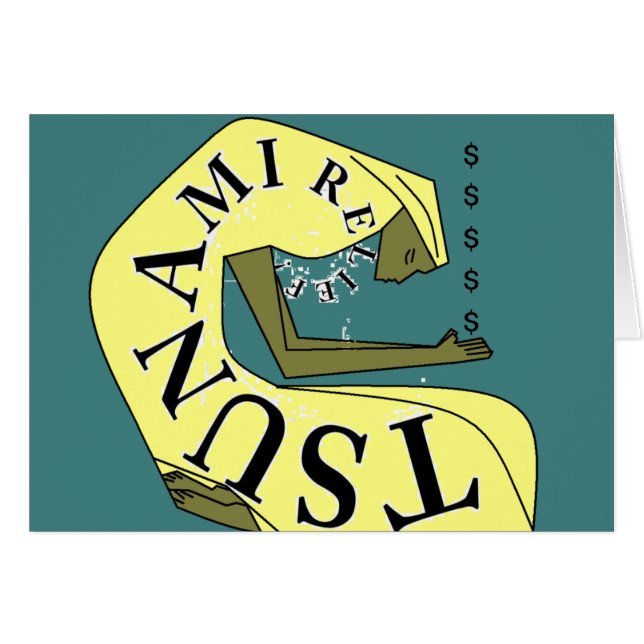 TSUNAMI RELIEF ! $ (Vorderseite (Horizontal))