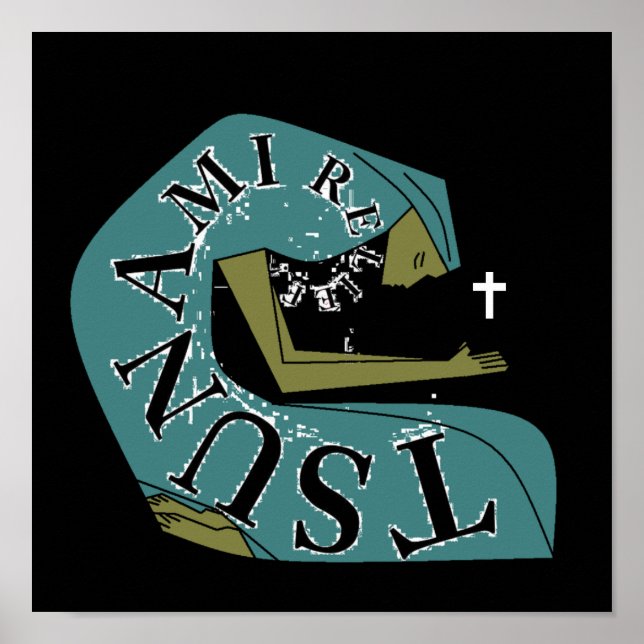 TSUNAMI RELIEF ! t Poster (Vorne)