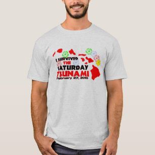 Tsunami-Überlebender (2 mit Seiten versehen) T-Shirt