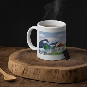 Tsunami Wave Coffee Tasse