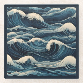 Tsunami Waves Glasuntersetzer