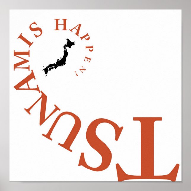 TSUNAMIS PASSIERT! POSTER (Vorne)