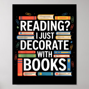 Tsundoku-Definition Bibliophile buchliebend Bücher Poster