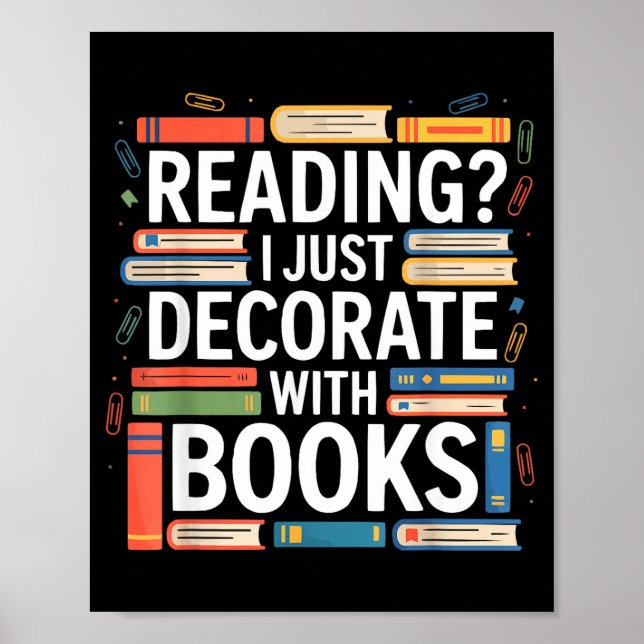Tsundoku-Definition Bibliophile buchliebend Bücher Poster (Vorne)